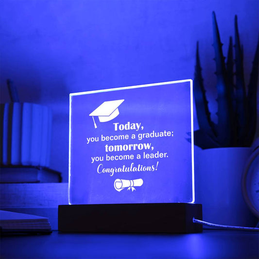 Leader Graduation Plaque Gift-[product type]