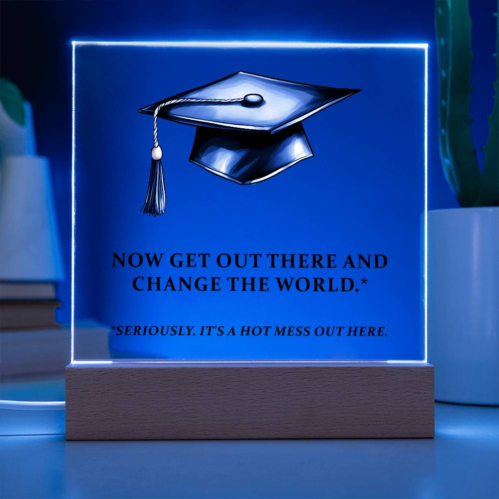 Funny Graduation Plaque Gift