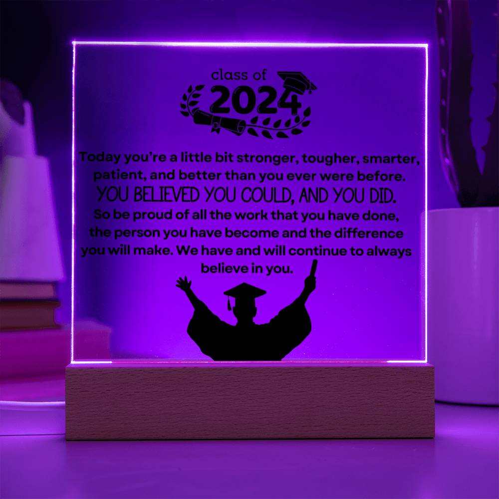 Class of 2024 Graduation Gift Plaque-[product type]