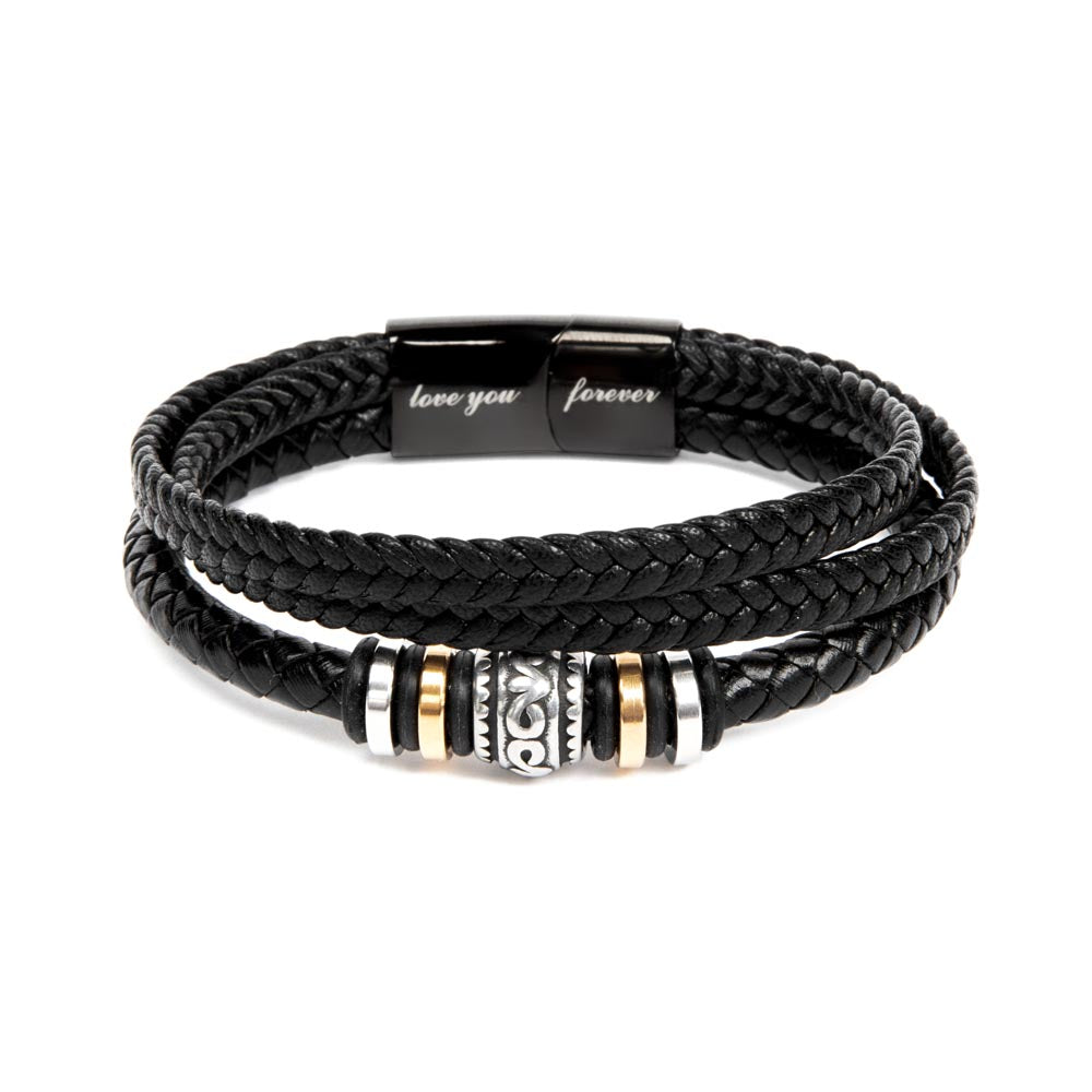 Husband Joy Love Your Forever Men's Bracelet-[product type]