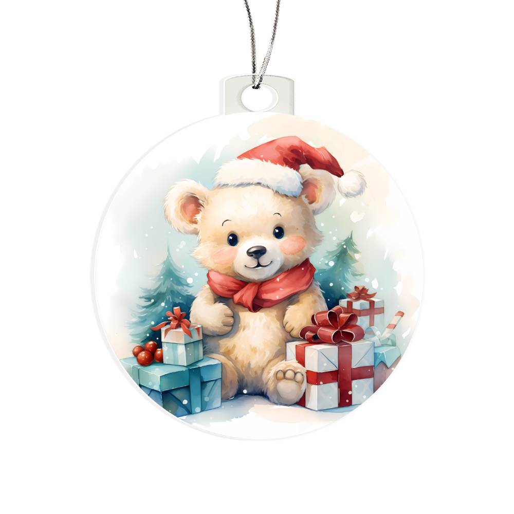 Teddy Bear Christmas Tree Ornament-[product type]