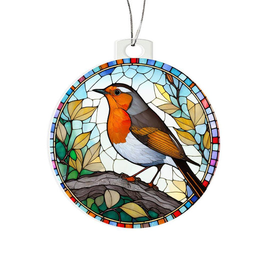 Bird Acrylic Christmas Ornament