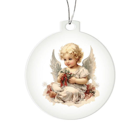 Christmas Angel Ornament - Handcrafted Holiday Decoration-[Heartfelt Family Gift]