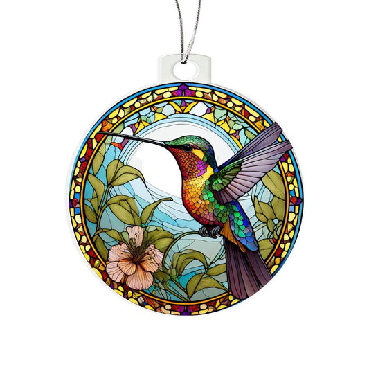 Hummingbird Acrylic Ornament-[Heartfelt Family Gift]