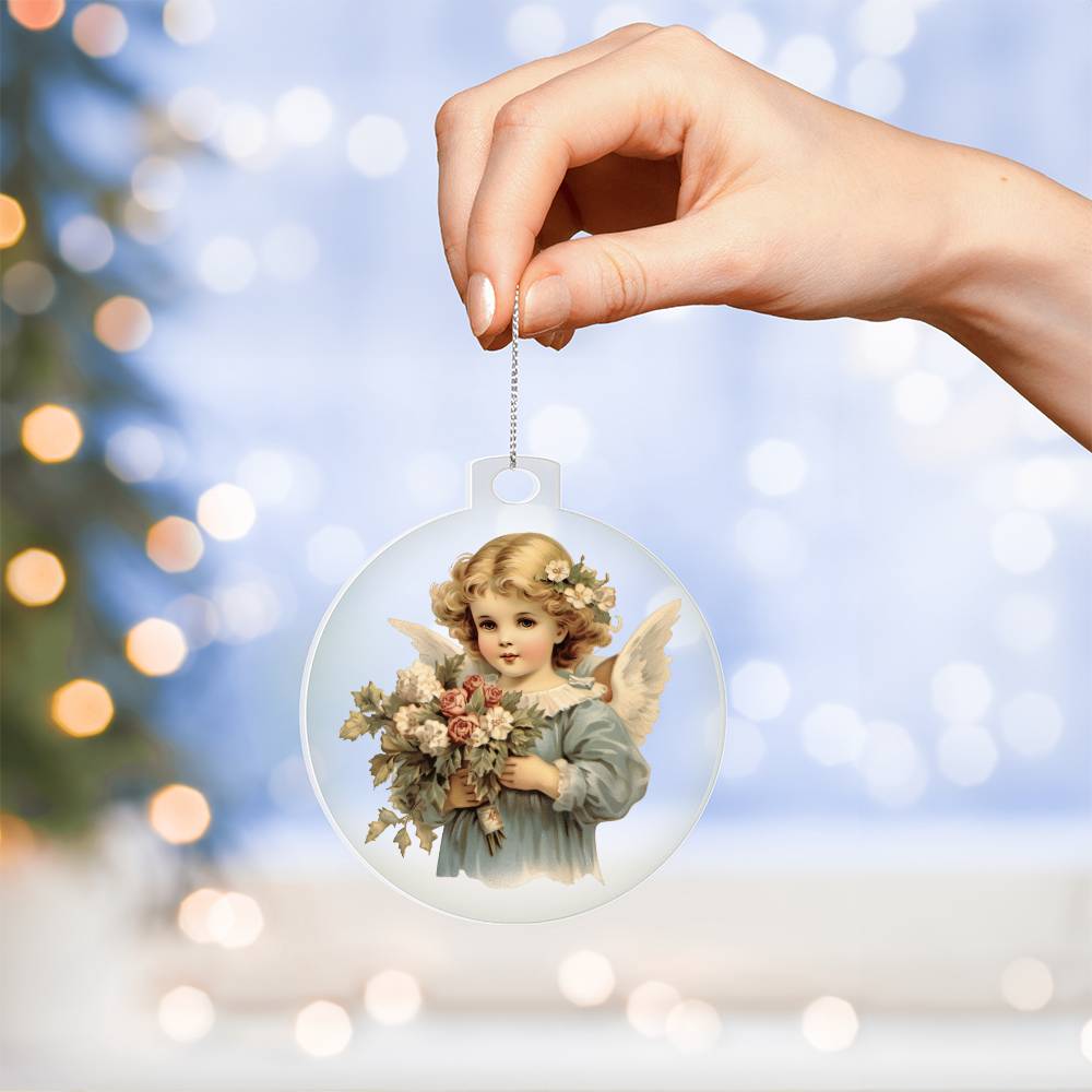 Angel Christmas Tree Ornament-[product type]