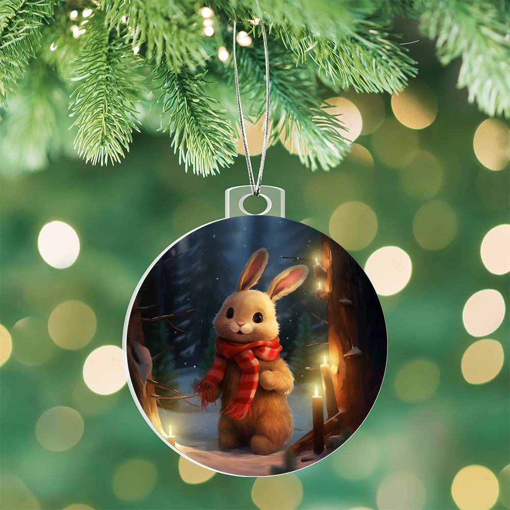 Bunny Christmas Tree Ornament-[product type]