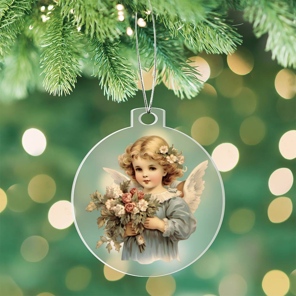 Angel Christmas Tree Ornament-[product type]