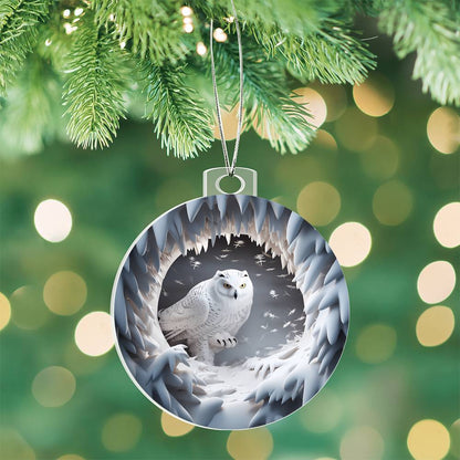 Snowman Acrylic Ornament-[Heartfelt Family Gift]