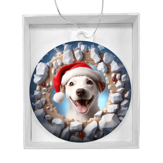 Labrador Retriever Dog Acrylic Ornament-[Heartfelt Family Gift]