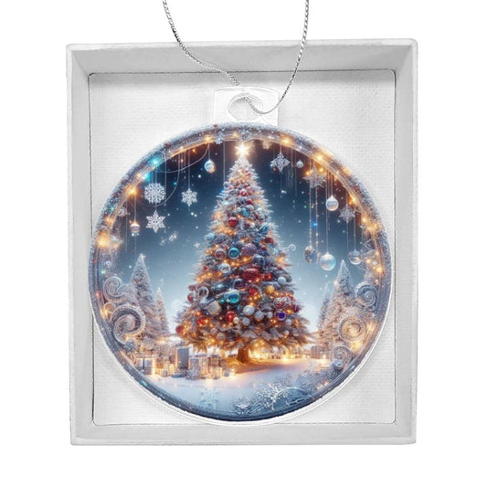 Festive Winter Wonderland Christmas Tree Ornament - Holiday Decoration-[Heartfelt Family Gift]