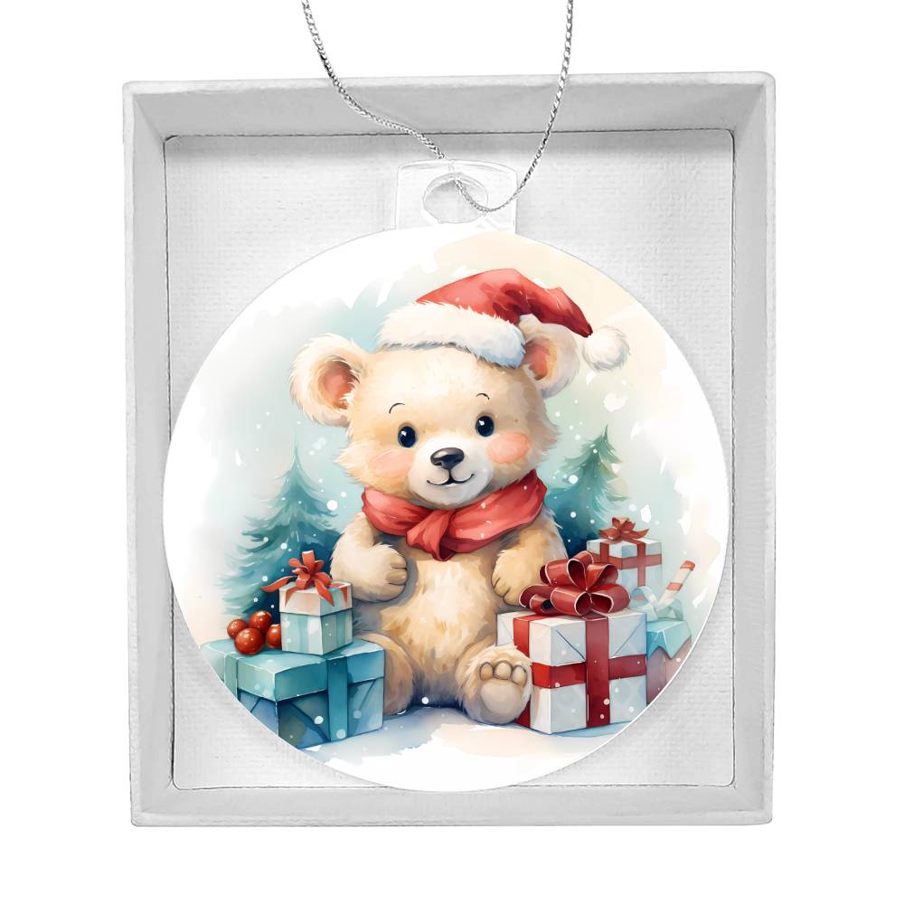 Teddy Bear Christmas Tree Ornament-[product type]