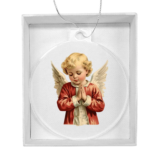 Handcrafted Angel Christmas Tree Ornament - Perfect Holiday Decor and Gift-[Heartfelt Family Gift]