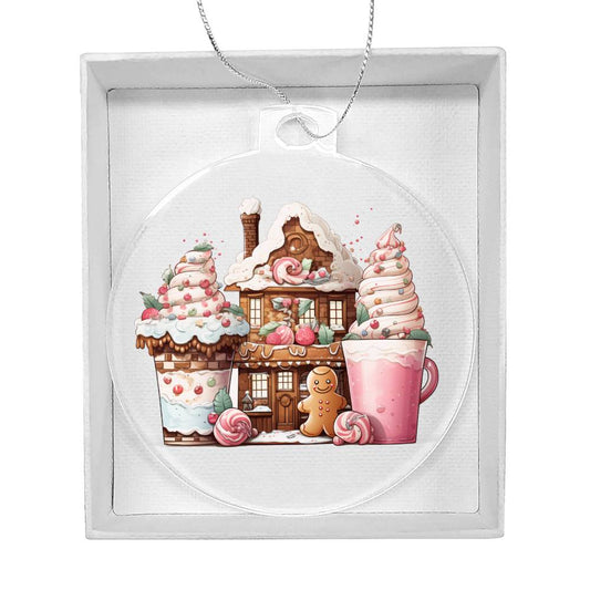 Gingerbread Christmas Ornament with Festive Detail - Perfect for Holiday Decor-[Heartfelt Family Gift]