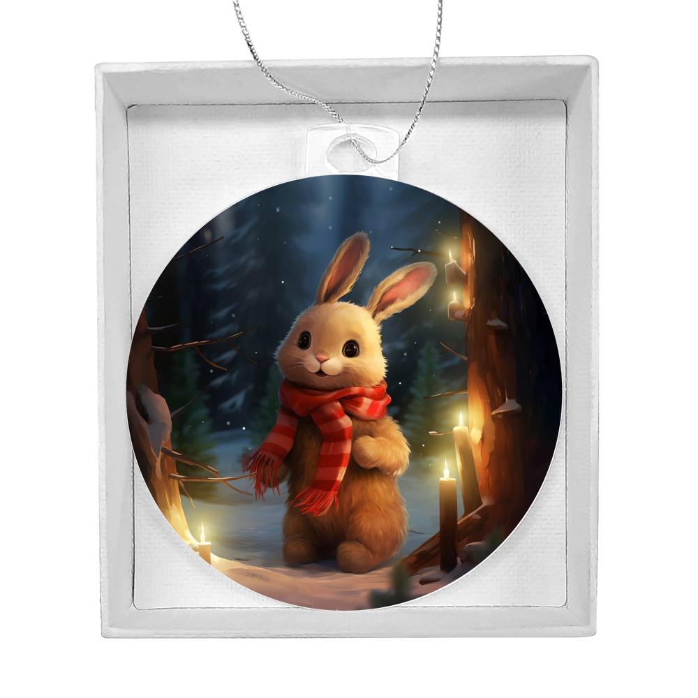 Bunny Christmas Tree Ornament-[product type]