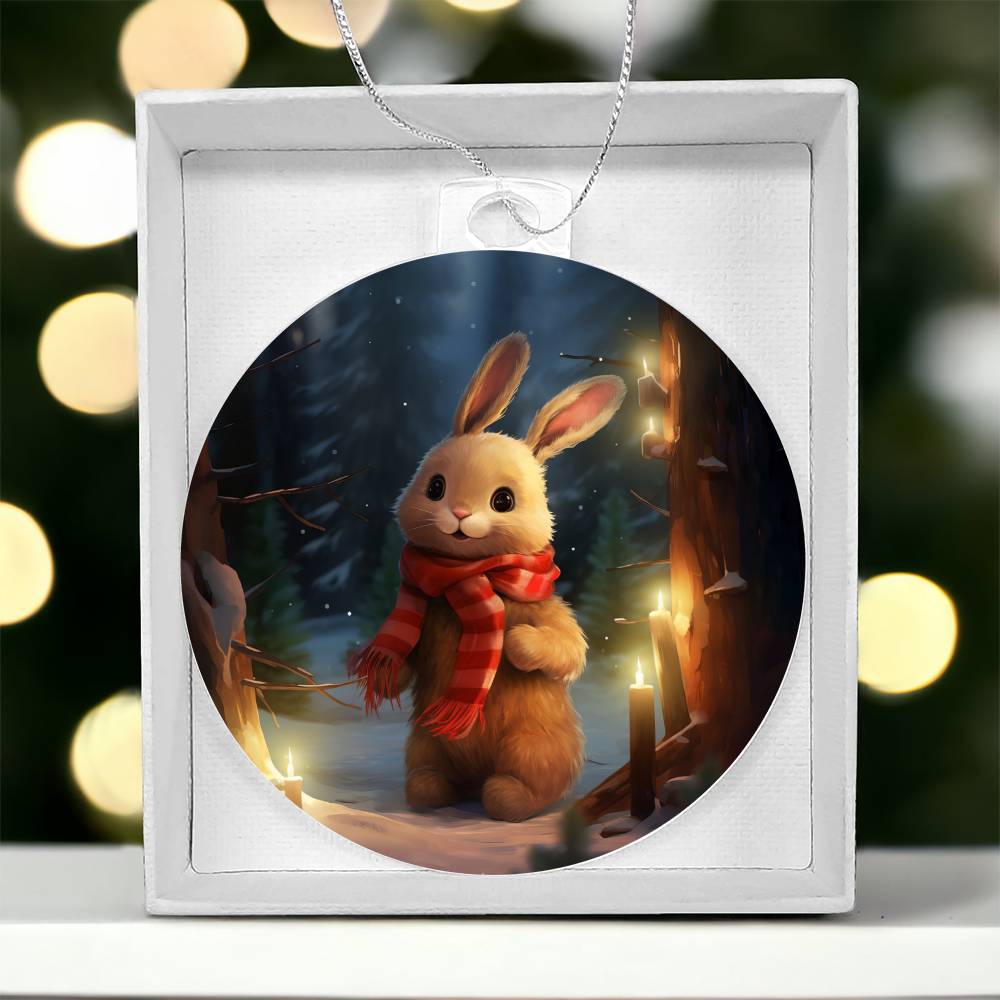 Bunny Christmas Tree Ornament-[product type]