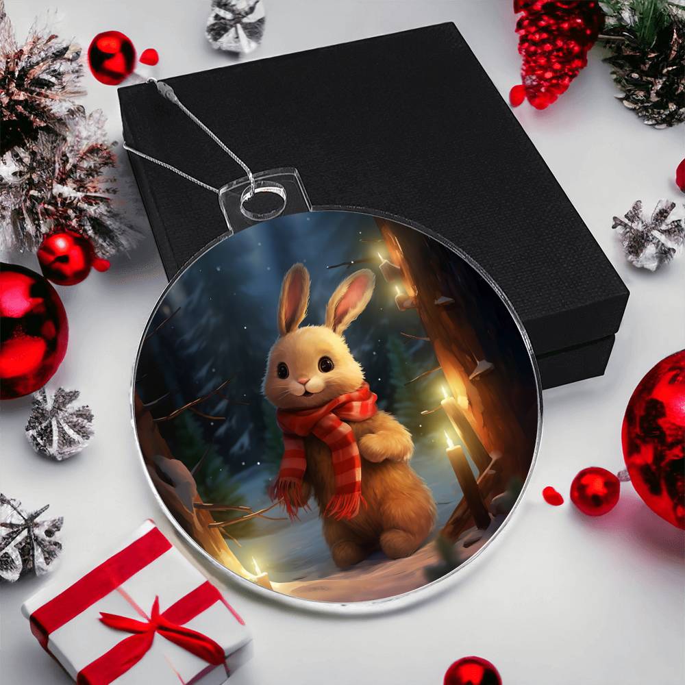 Bunny Christmas Tree Ornament-[product type]