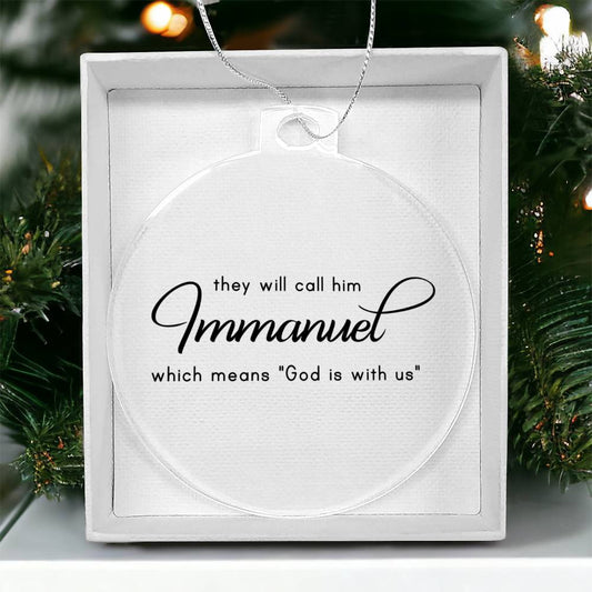 Bible Quotes Religious Christmas Ornament-[product type]