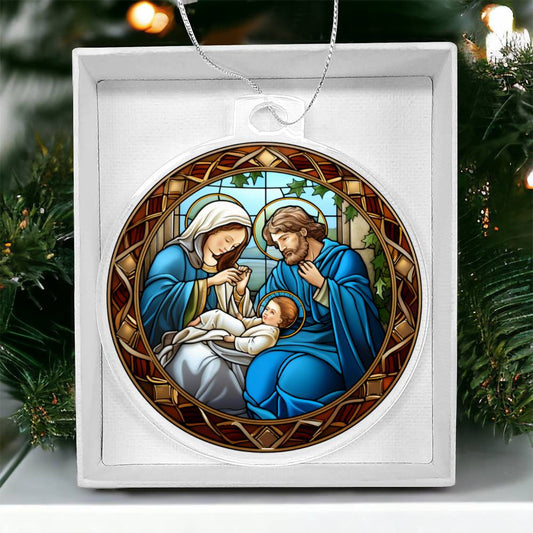 Nativity Christmas Tree Ornament-[product type]