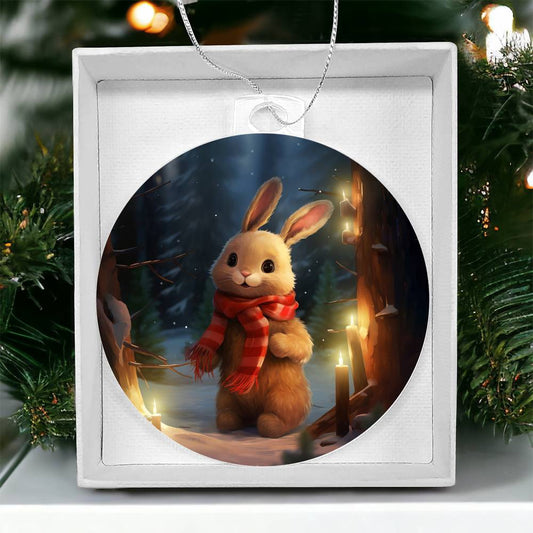 Bunny Christmas Tree Ornament-[product type]