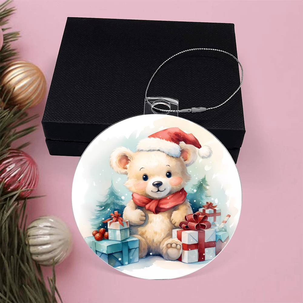 Teddy Bear Christmas Tree Ornament-[product type]