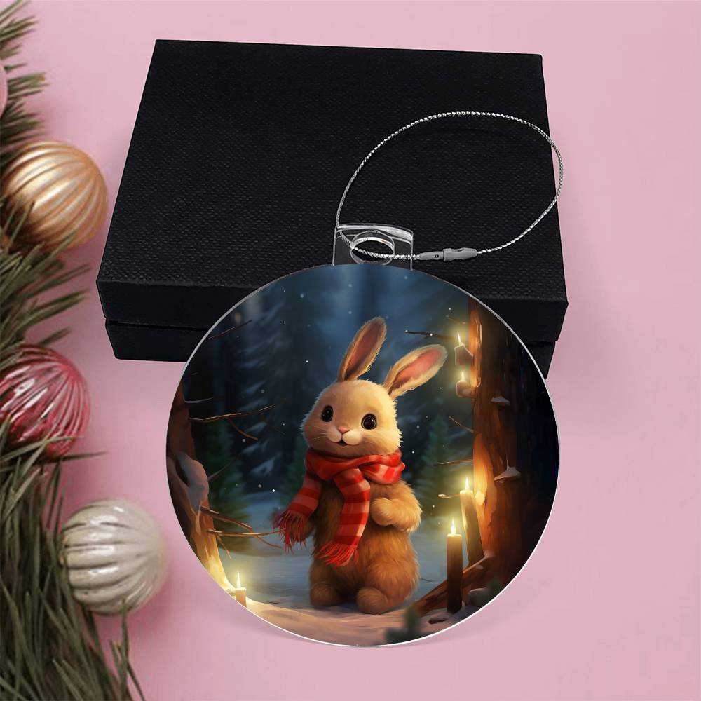 Bunny Christmas Tree Ornament-[product type]