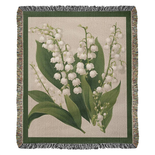 May Birth Flower Blanket Lily of the Valley-[product type]