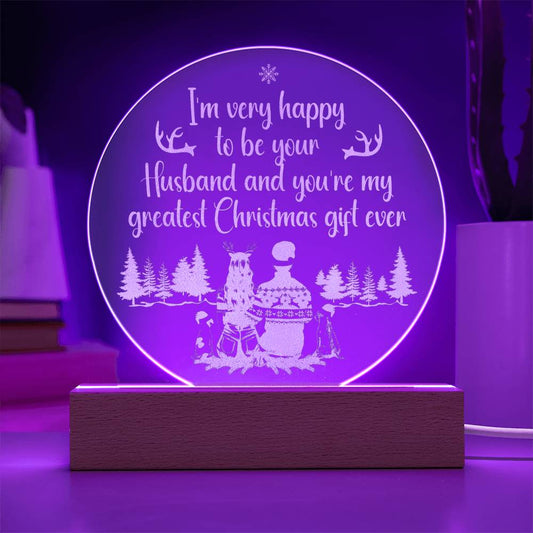 To My Wife Lighted Acrylic Gift-[product type]