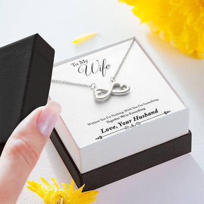 Husband to wife endless love necklace