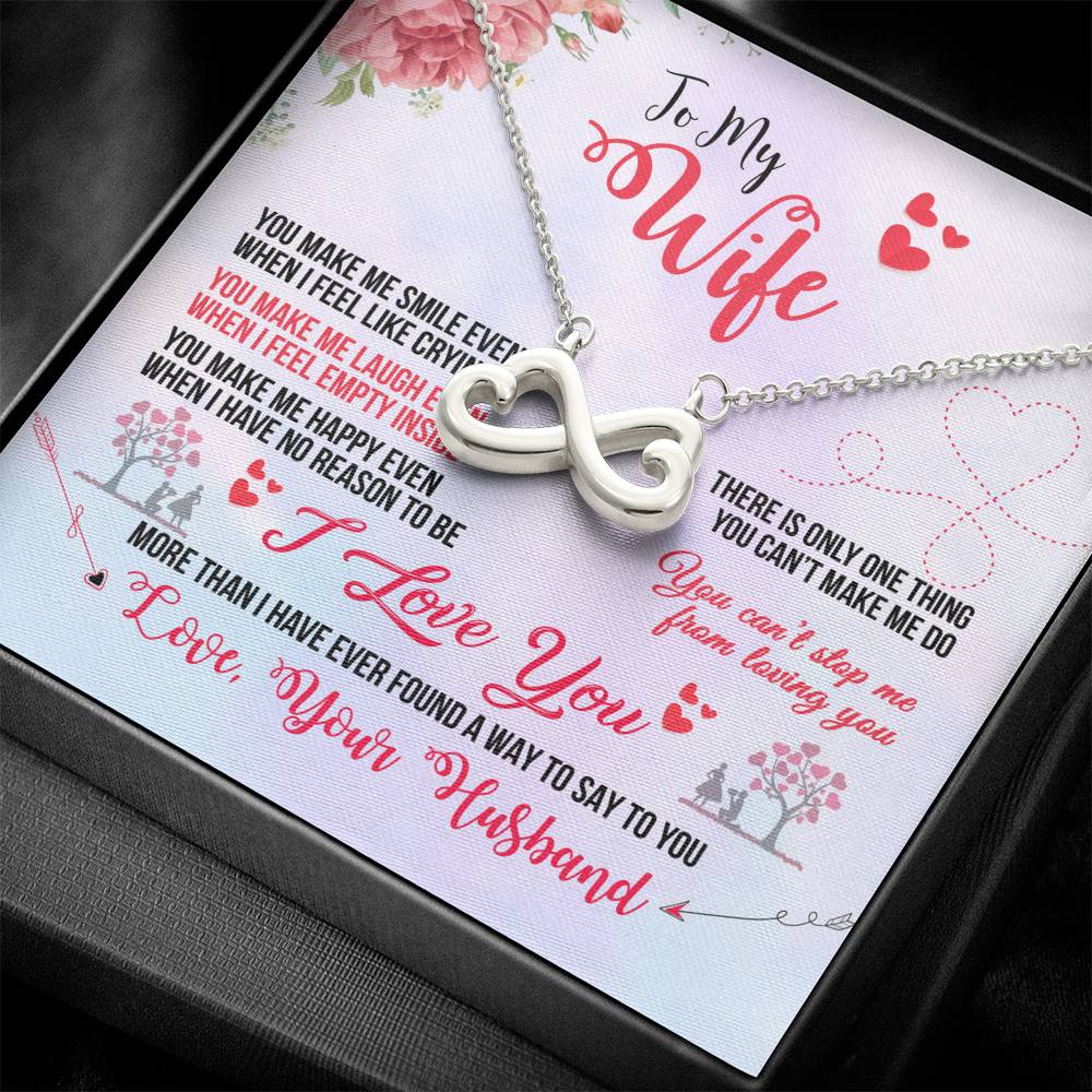 Wife endless love necklace