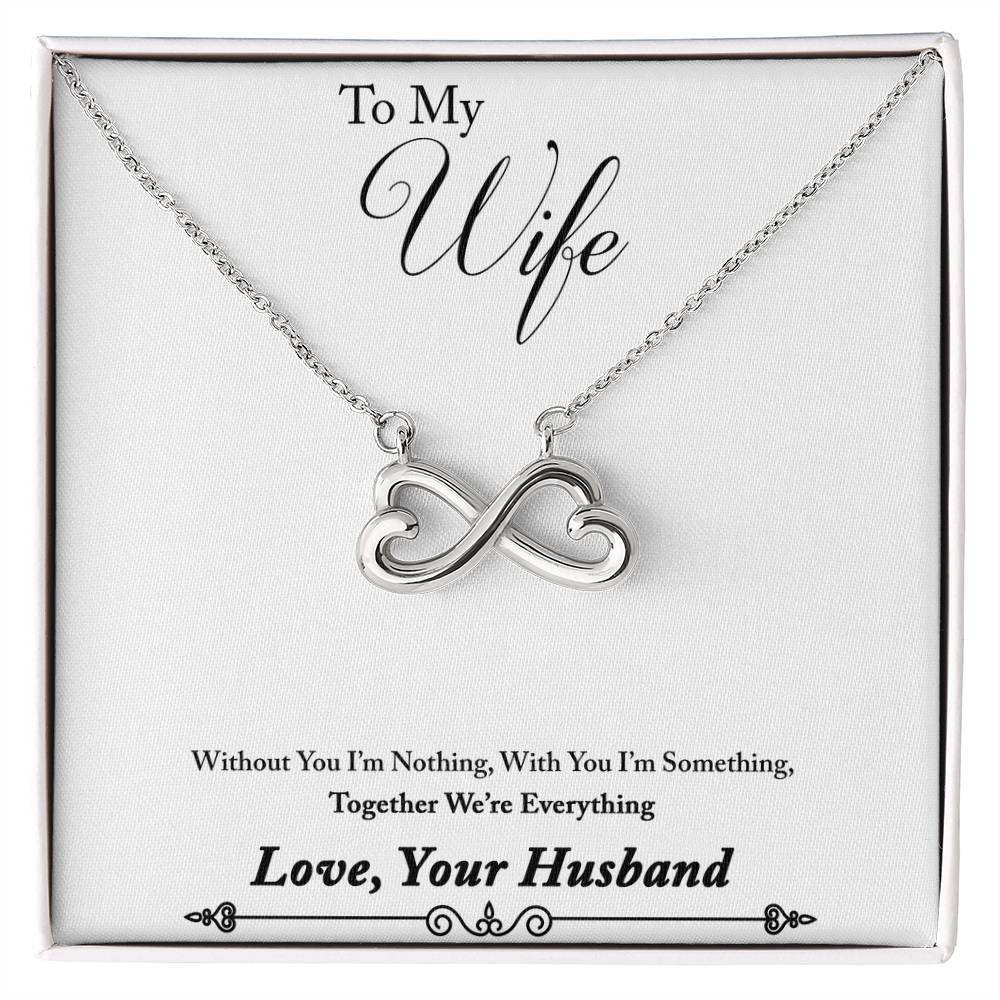 Husband to wife endless love necklace