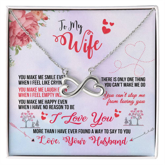 Wife endless love necklace