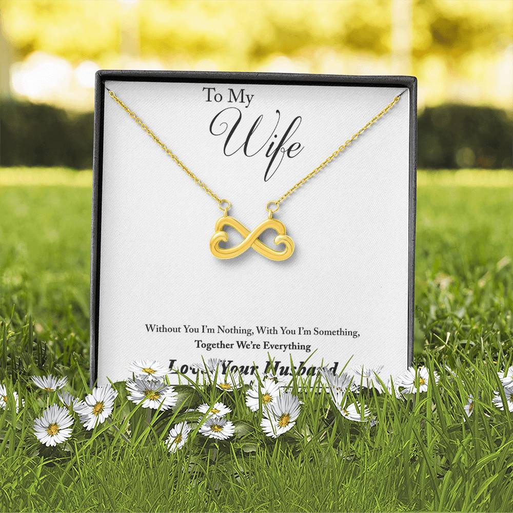 Husband to wife endless love necklace