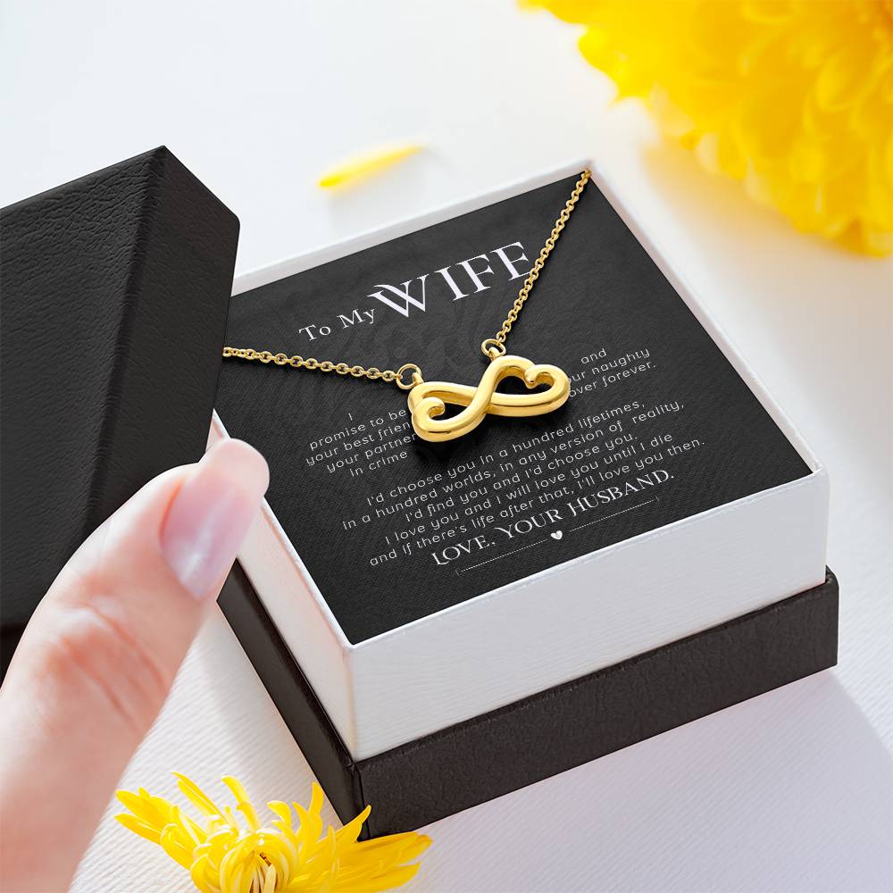 To my wife- I promise - Endless Love Necklace