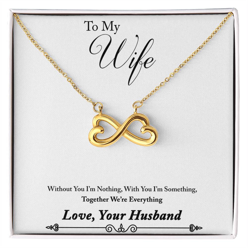 Husband to wife endless love necklace