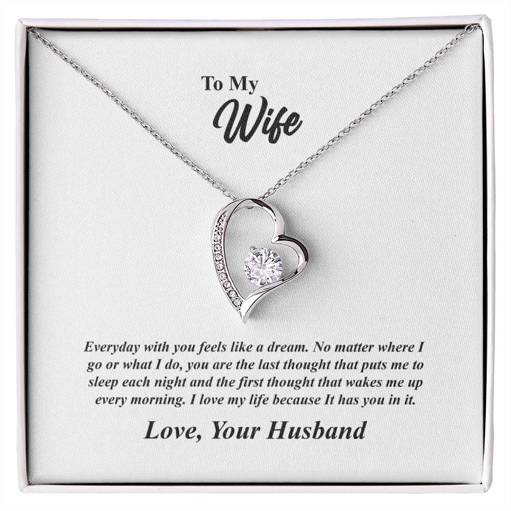 Wife  Heart Necklace Gift-[product type]