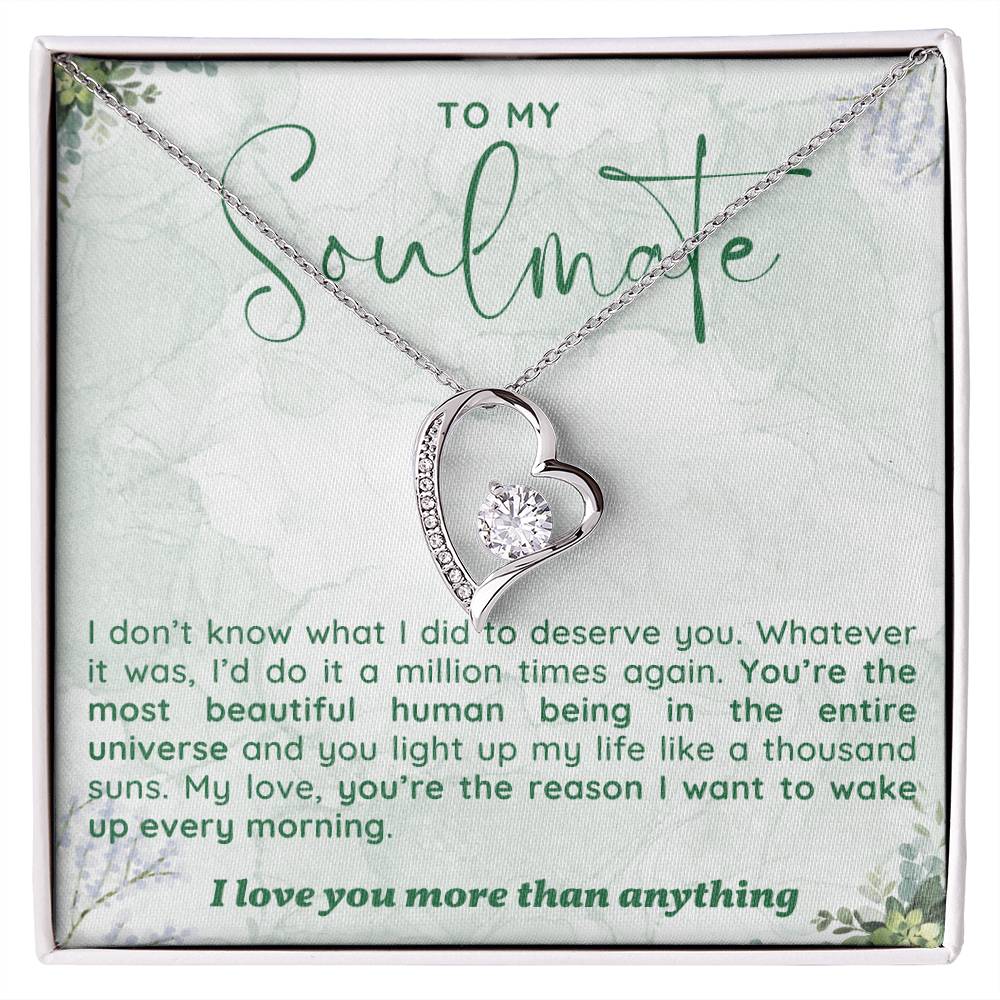 To Soulmate Necklace Gift For Girlfriend Wife Birthday Valentines Day Christmas-[product type]