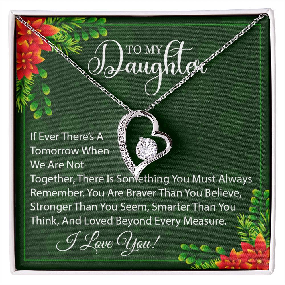 To My Daughter Necklace, Daughter Father Necklace, Daughter Christmas Gifts-[product type]