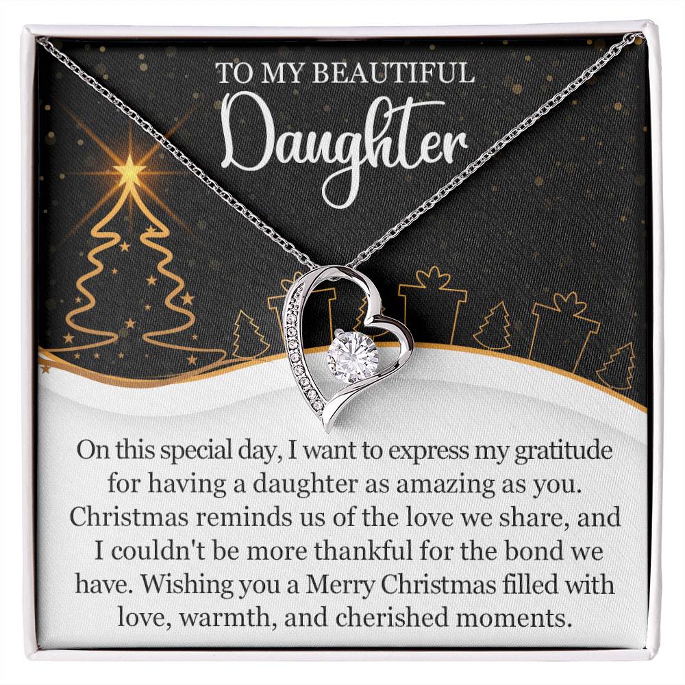 To My Daughter Necklace, Daughter Father Necklace, Daughter Christmas Gifts-[product type]