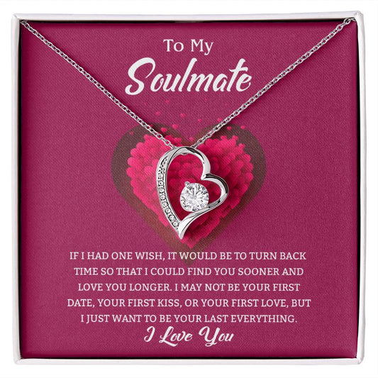 Soulmate Heart Necklace Gift-[product type]