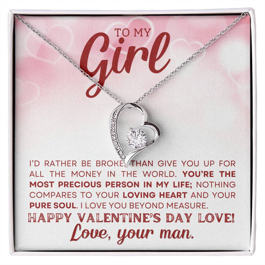 To My Soulmate Necklace, Gift For Wife Girlfriend From Husband, Valentines Day-[product type]