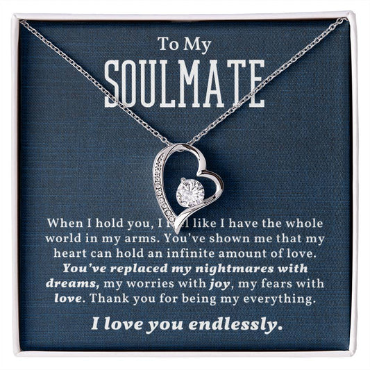 To Soulmate Necklace Gift For Girlfriend Wife Birthday Valentines Day Christmas-[product type]