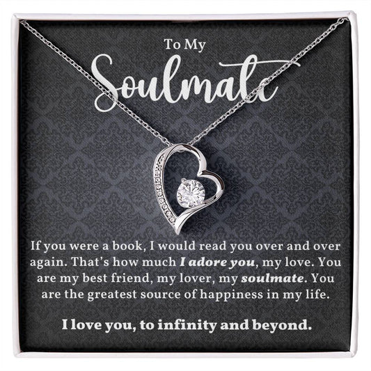 To Soulmate Necklace Gift For Girlfriend Wife Birthday Valentines Day Christmas-[product type]