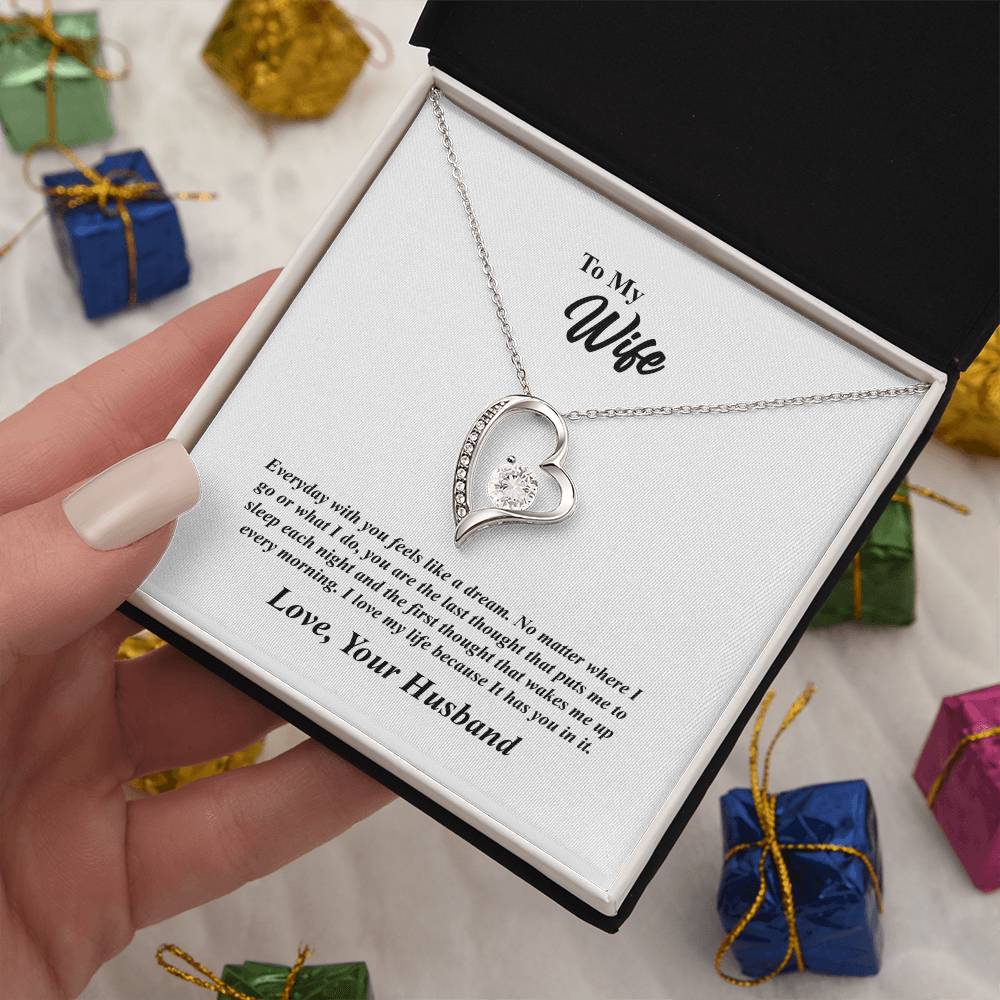 Wife  Heart Necklace Gift-[product type]