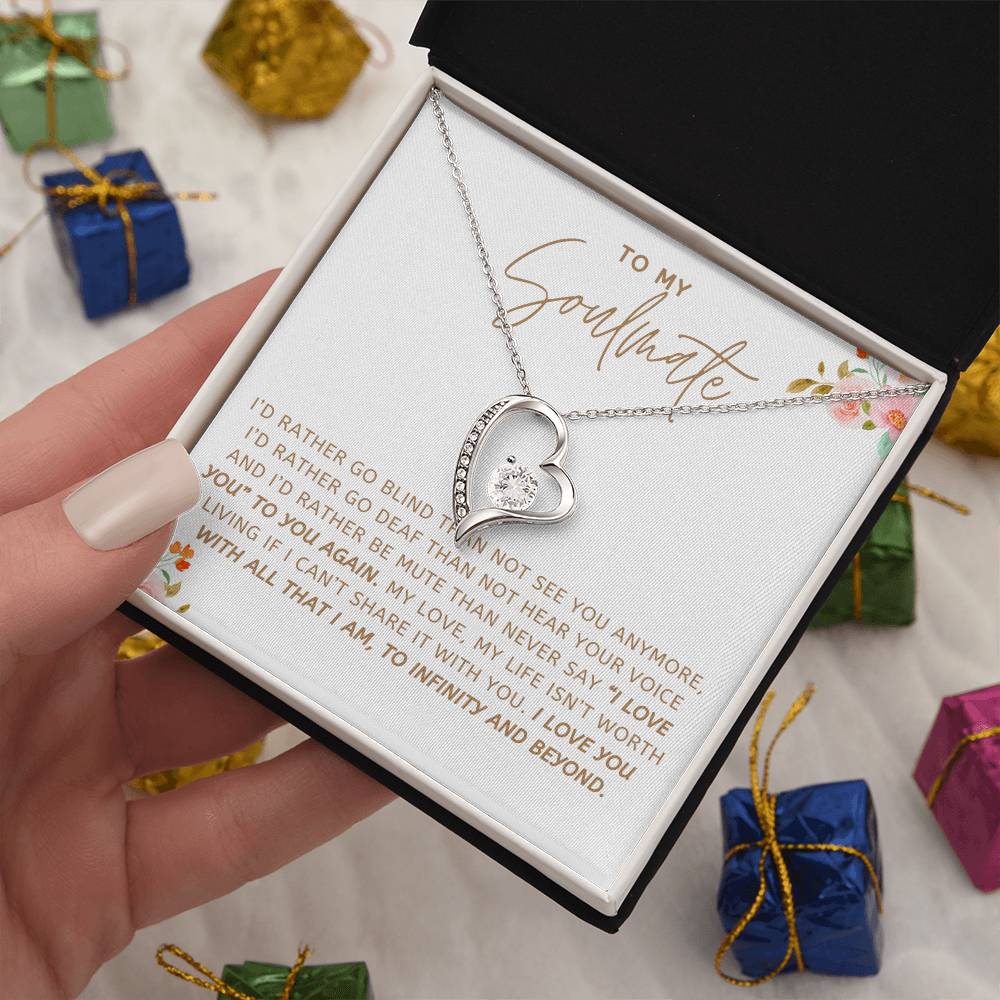 To Soulmate Necklace Gift For Girlfriend Wife Birthday Valentines Day Christmas-[product type]