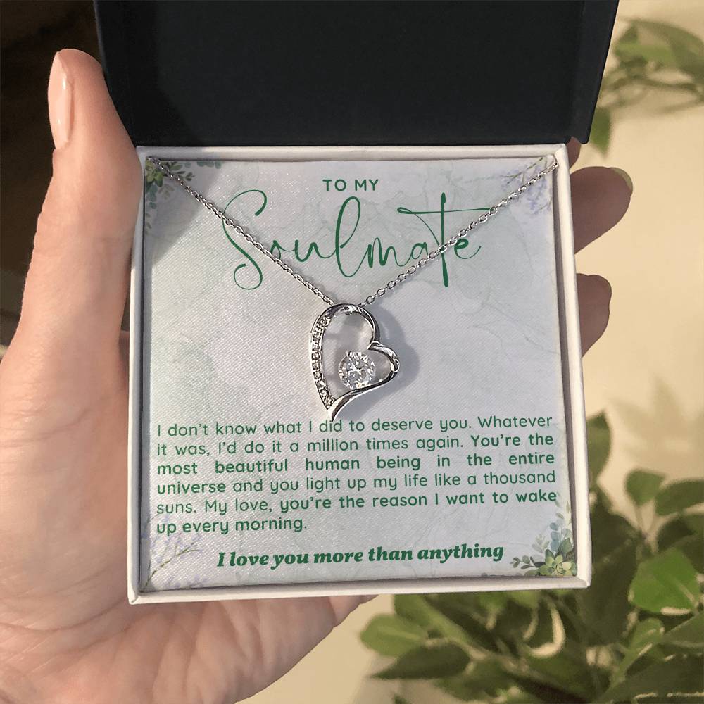 To Soulmate Necklace Gift For Girlfriend Wife Birthday Valentines Day Christmas-[product type]