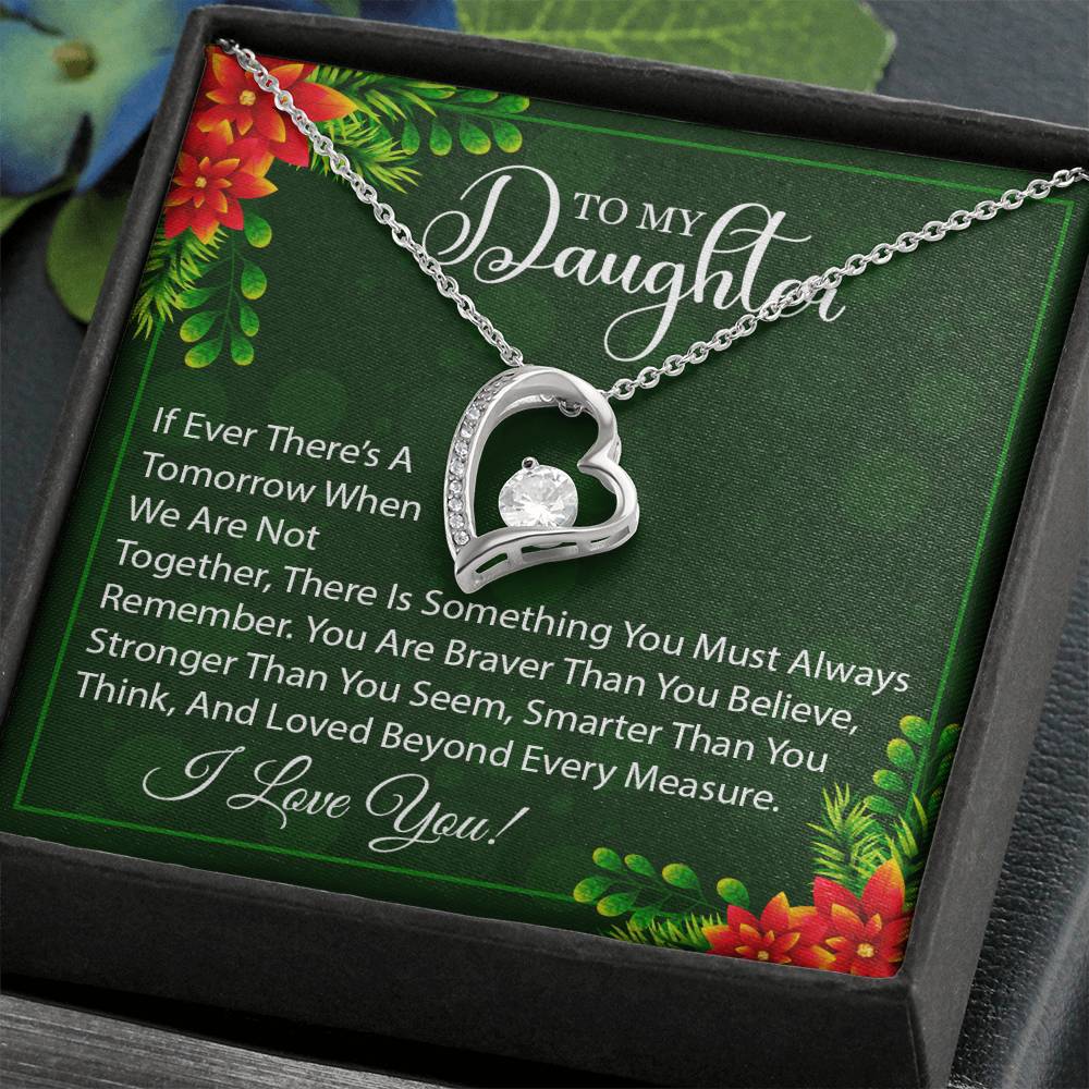 To My Daughter Necklace, Daughter Father Necklace, Daughter Christmas Gifts-[product type]