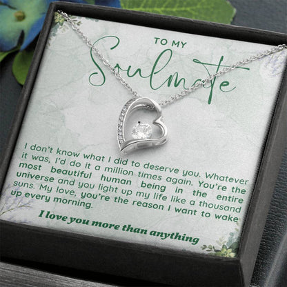 To Soulmate Necklace Gift For Girlfriend Wife Birthday Valentines Day Christmas-[product type]