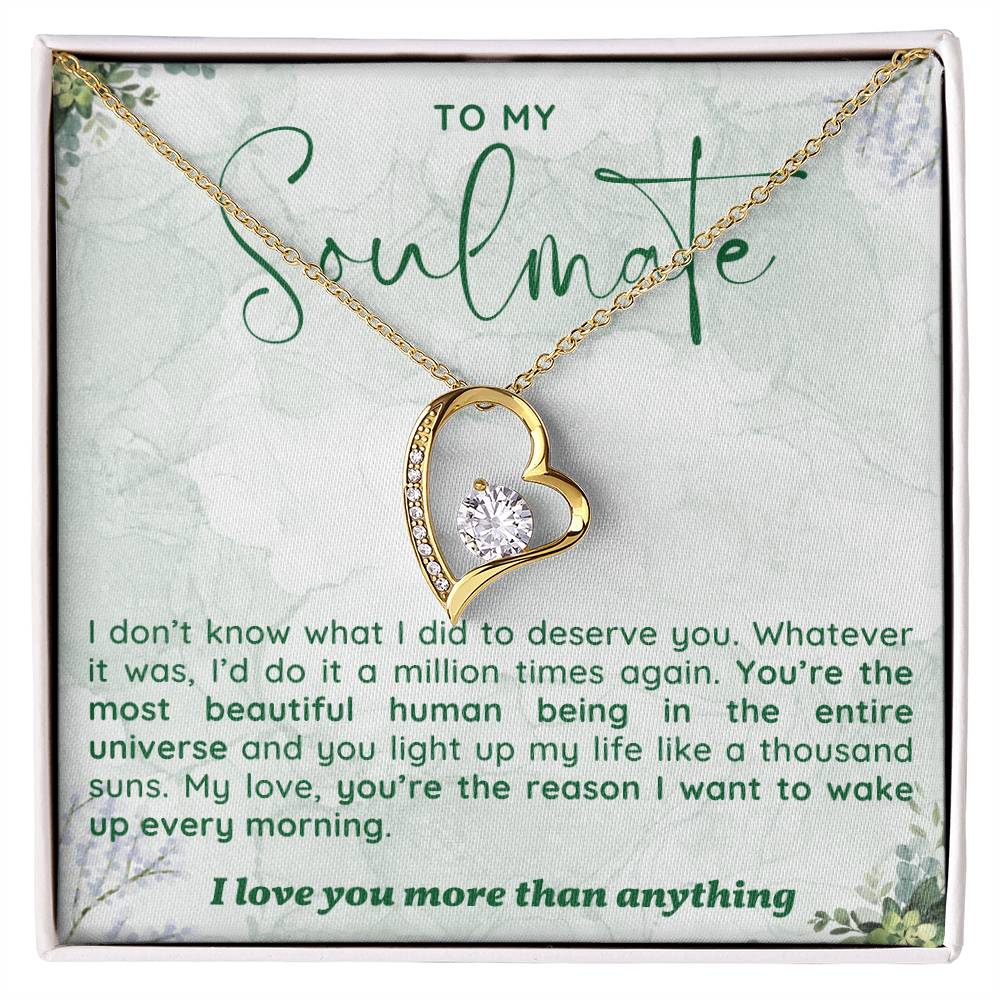 To Soulmate Necklace Gift For Girlfriend Wife Birthday Valentines Day Christmas-[product type]