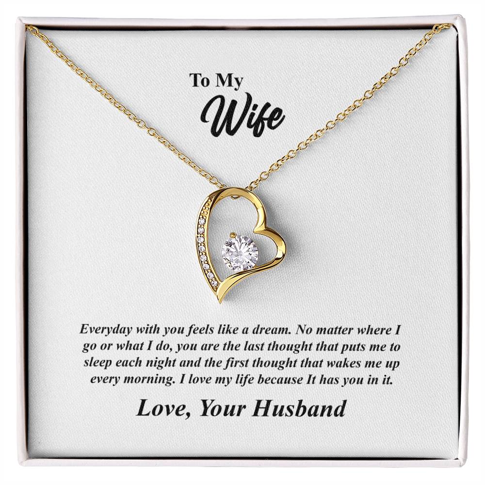 Wife  Heart Necklace Gift-[product type]