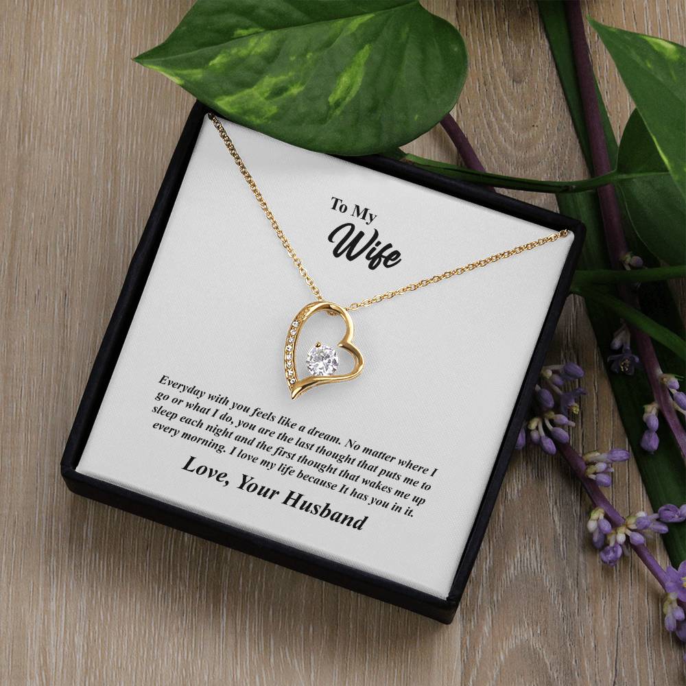 Wife  Heart Necklace Gift-[product type]